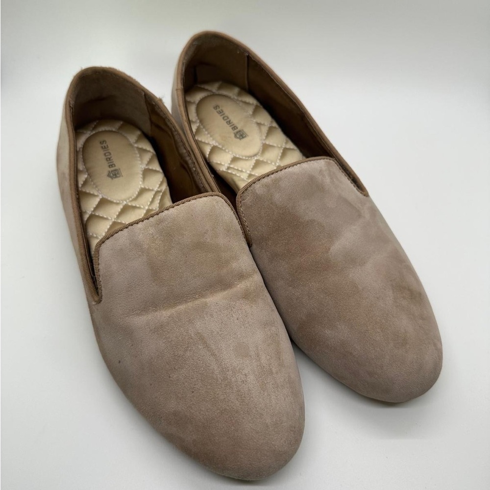 Birdies The Starling Latte Suede Slip on Flats Size 7.5
